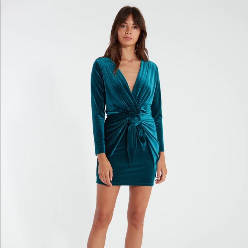 MISA OPHELIE VELVET DRESS